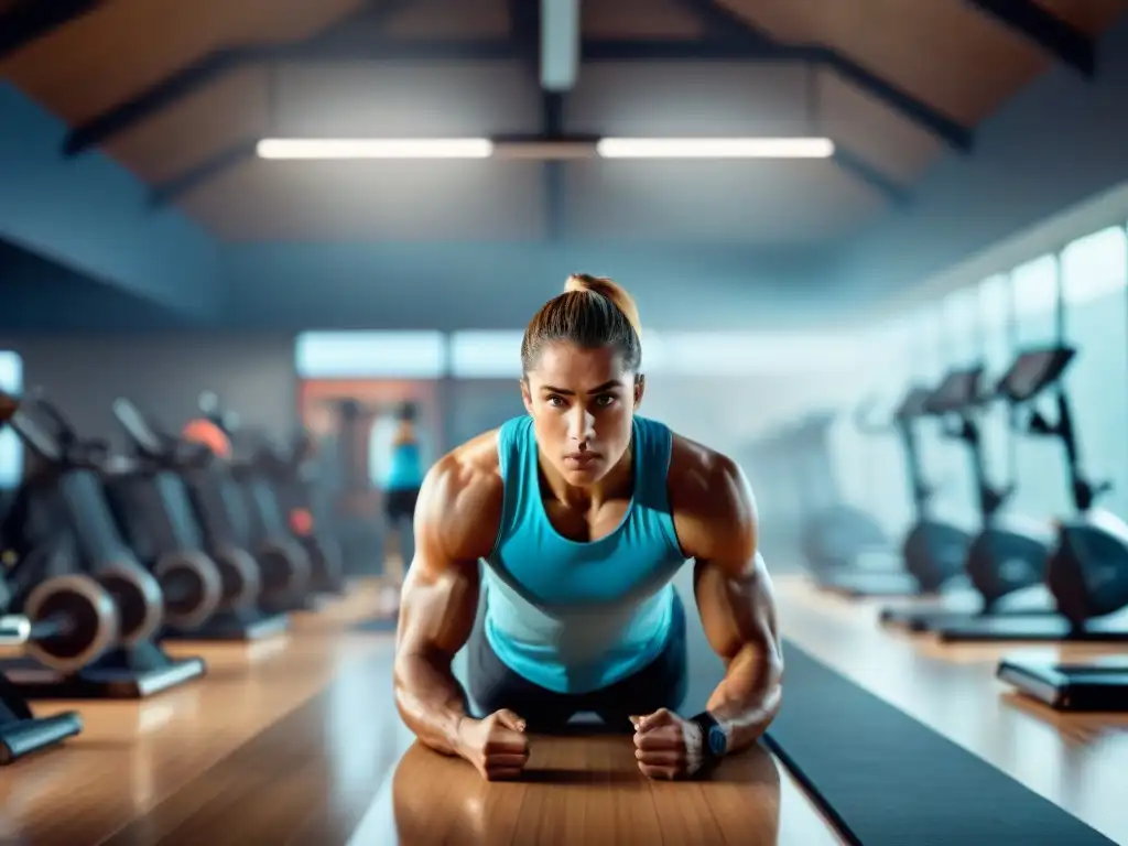 Atletas agotados por errores alimentación sin gluten en el gimnasio