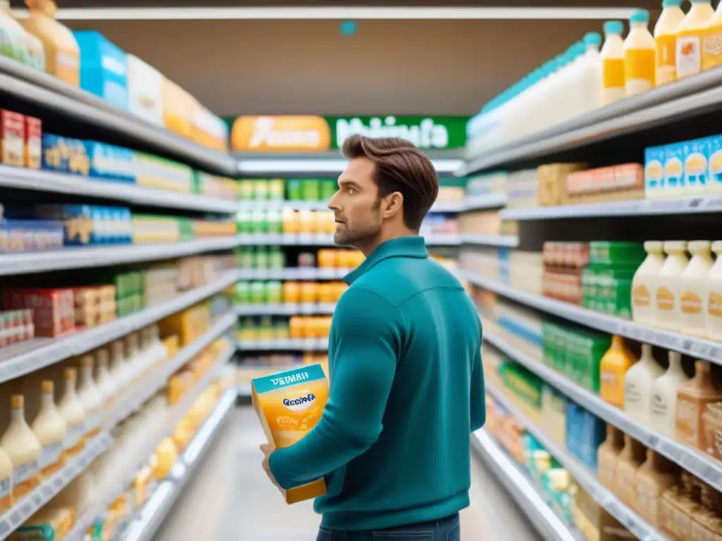 Explorando los beneficios lácteos en una dieta sin gluten en el supermercado