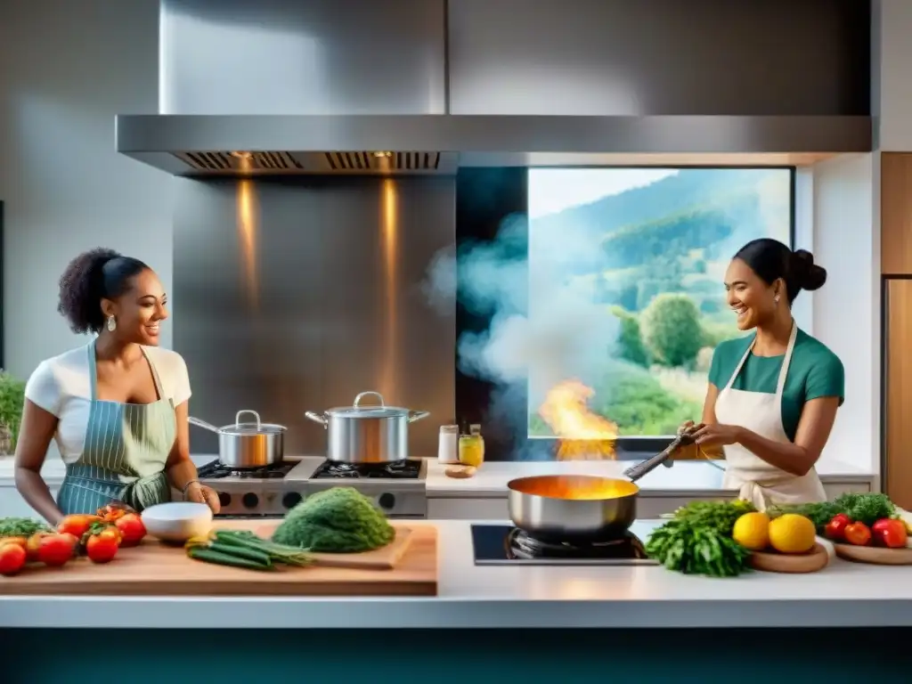 Celebración de la diversidad en la cocina con ingredientes sin gluten