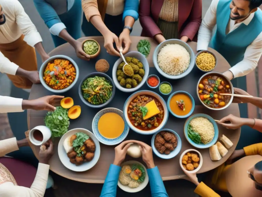 Celebración de diversidad cultural en comida sin gluten