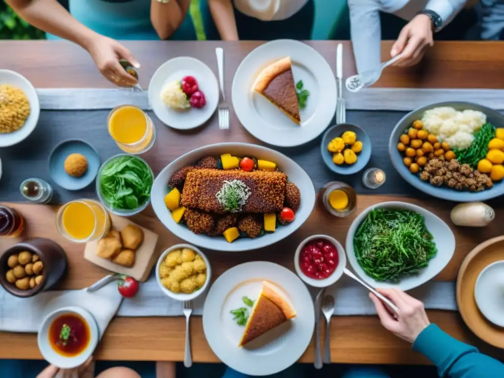 Celebración de la diversidad con una mesa llena de innovadora alimentación sin gluten