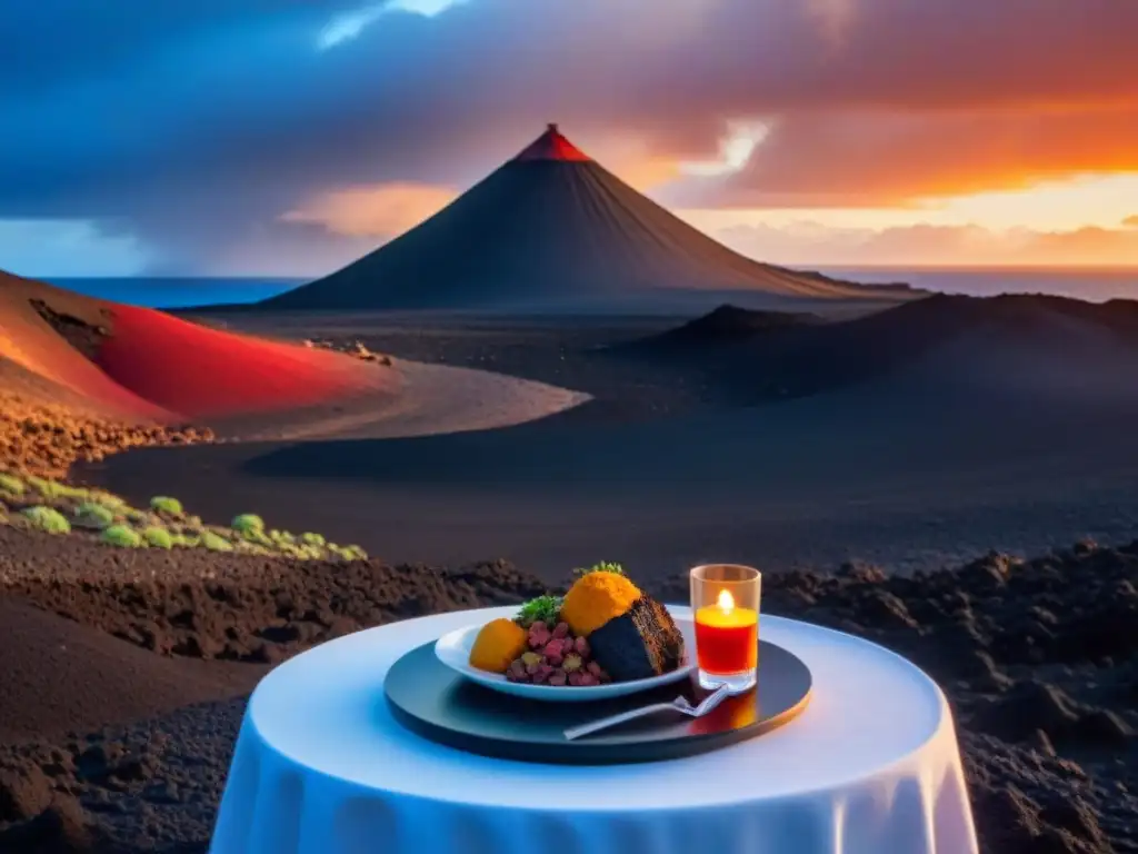 Disfruta de una cena de sabores volcánicos en un restaurante sin gluten en Lanzarote