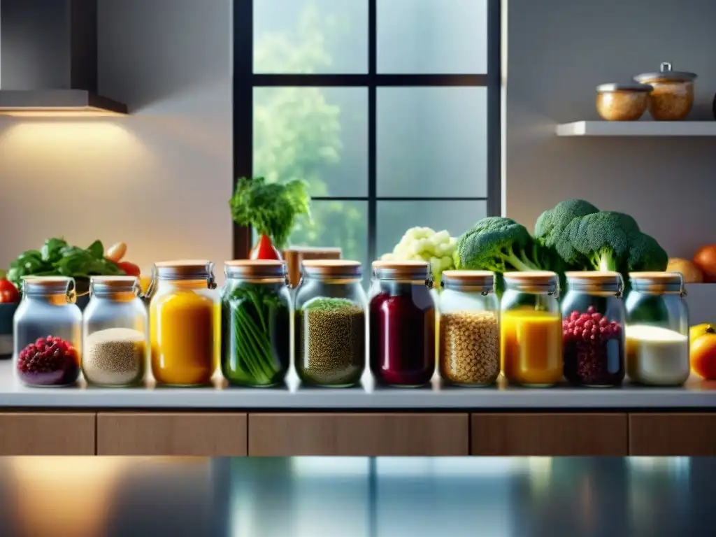 Cocina sin gluten: mostrando consejos cocina sin gluten contaminación con ingredientes frescos y coloridos en un ambiente inspirador