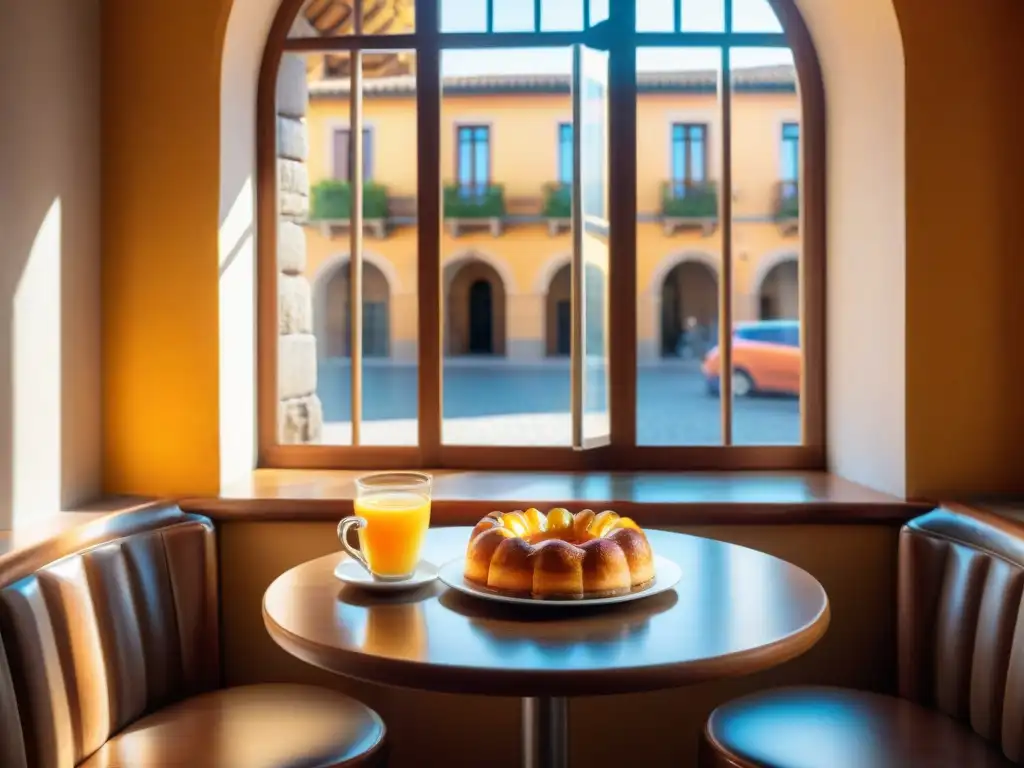 Deliciosa experiencia de desayuno sin gluten en un encantador café de Segovia, España