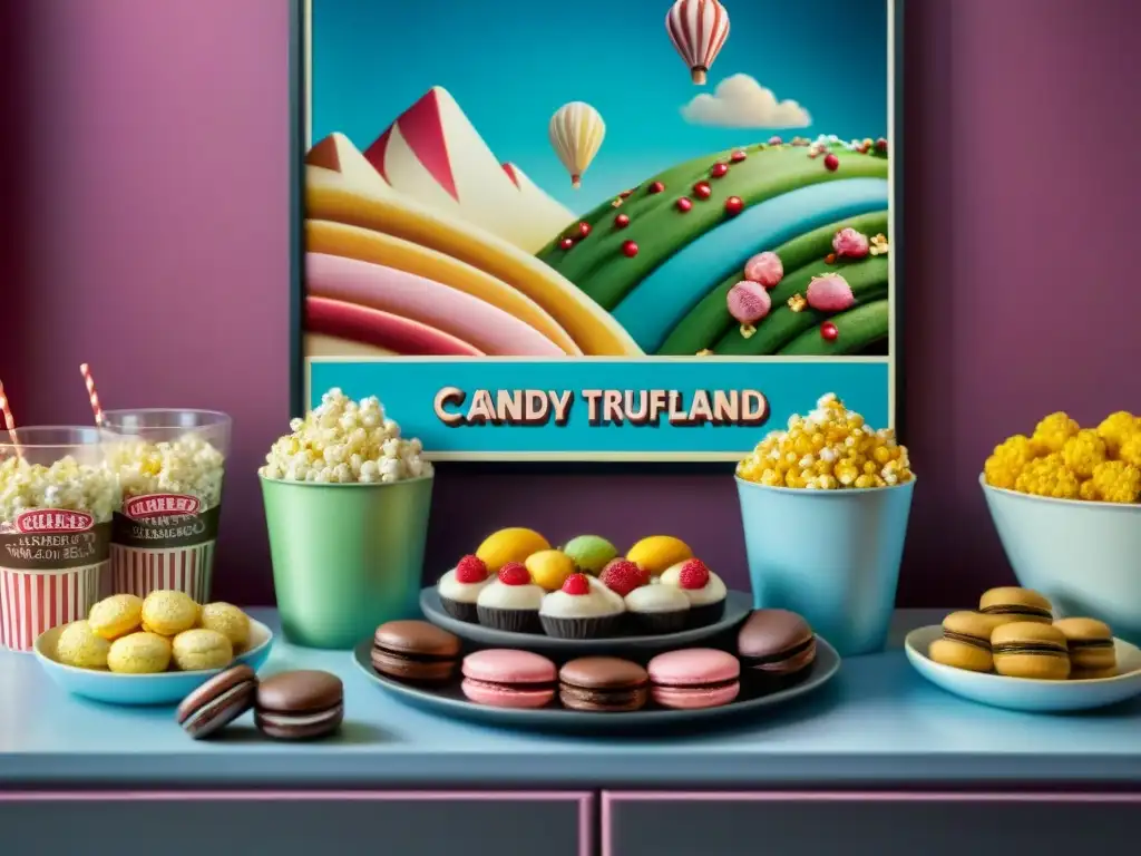 Delicioso mundo de dulces sin gluten inspirados en películas en una cocina nostálgica