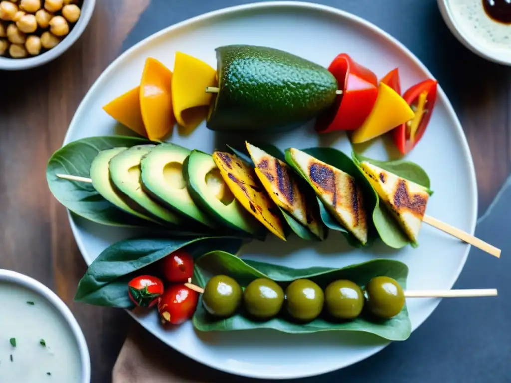 Deliciosos entrantes veganos sin gluten innovadores: rollos de verano, brochetas de verduras, pimientos rellenos y sliders de garbanzos