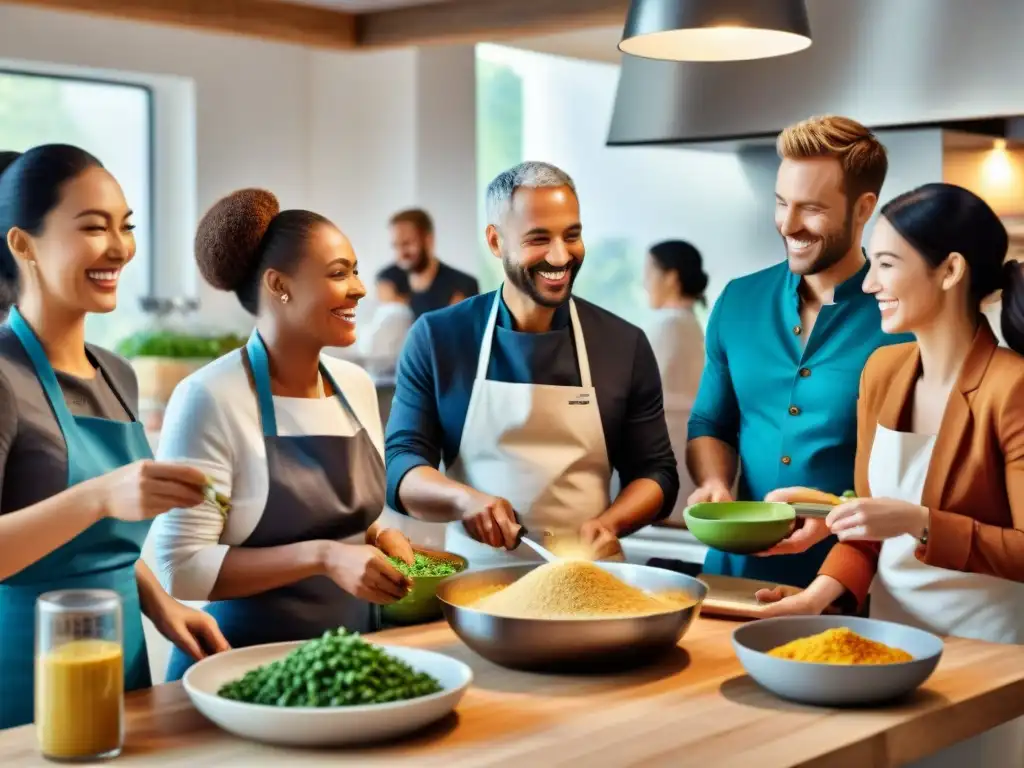 Diversidad en talleres de cocina sin gluten, transformando sonrisas y sabores