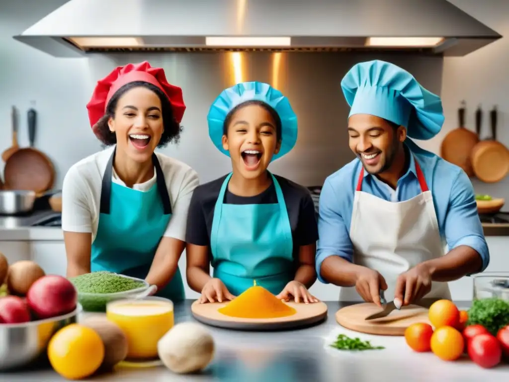 Un emocionante taller de cocina para niños con recetas sin gluten, en un ambiente alegre y colorido