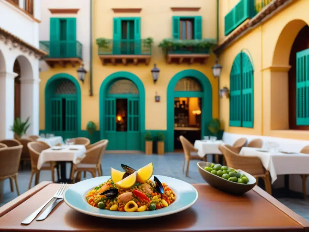 Encantador café al aire libre en Málaga con deliciosa comida sin gluten y ambiente acogedor