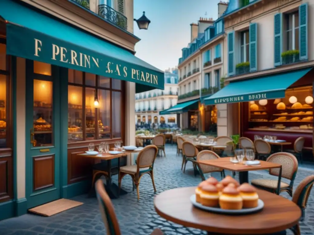 Descubre un encantador café parisino sin gluten en una bulliciosa calle de París