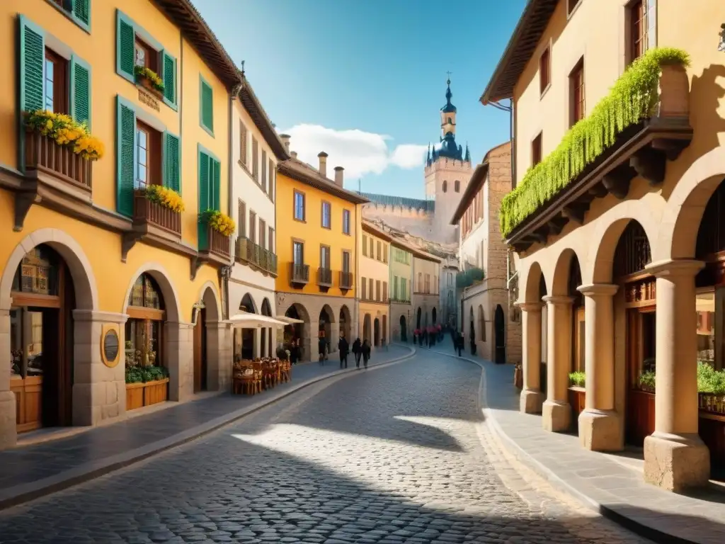 Un encantador callejón de Segovia con recetas sin gluten