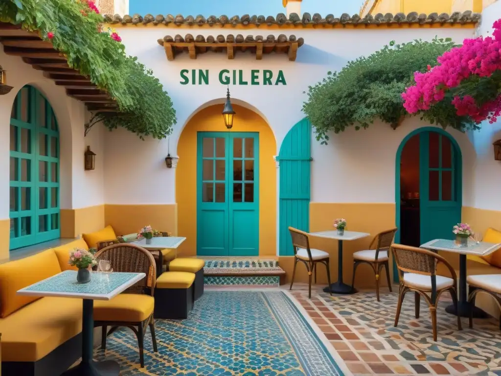 Encantadora cafetería sin gluten en Sevilla, con terraza acogedora y ambiente soleado