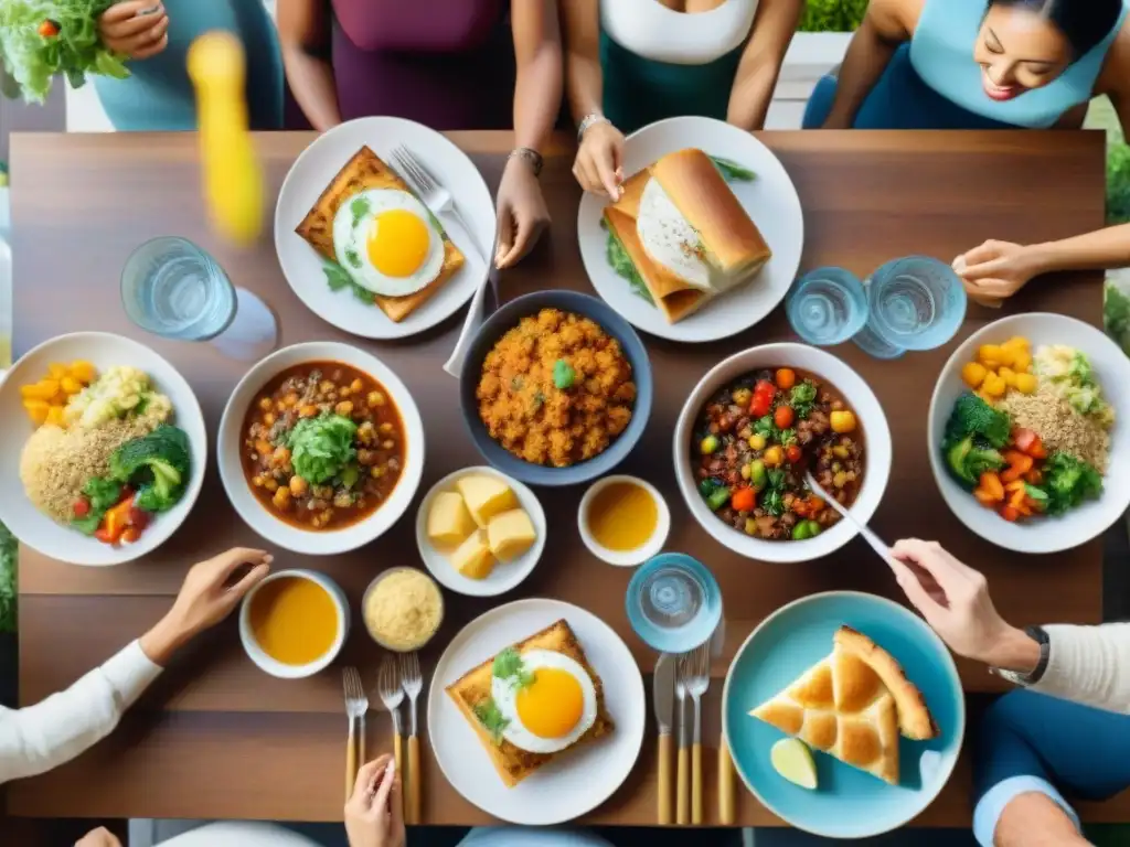 Un encuentro emotivo y alegre alrededor de una comida sin gluten, brindando beneficios emocionales