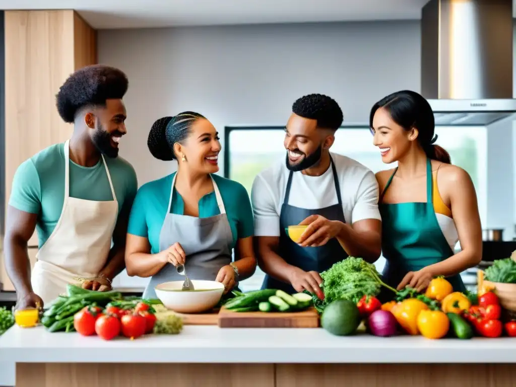 Un encuentro inspirador en la cocina: diversidad y alegría al cocinar en un blog sin gluten