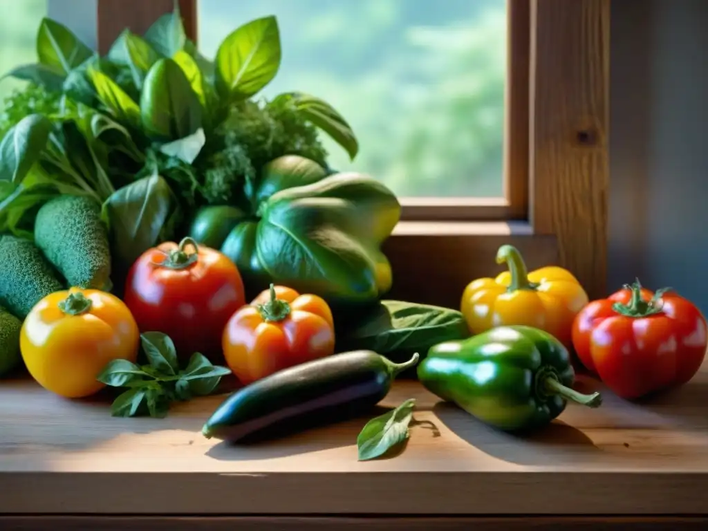 Una escena gourmet con ingredientes orgánicos sin gluten sobre una mesa de madera rústica