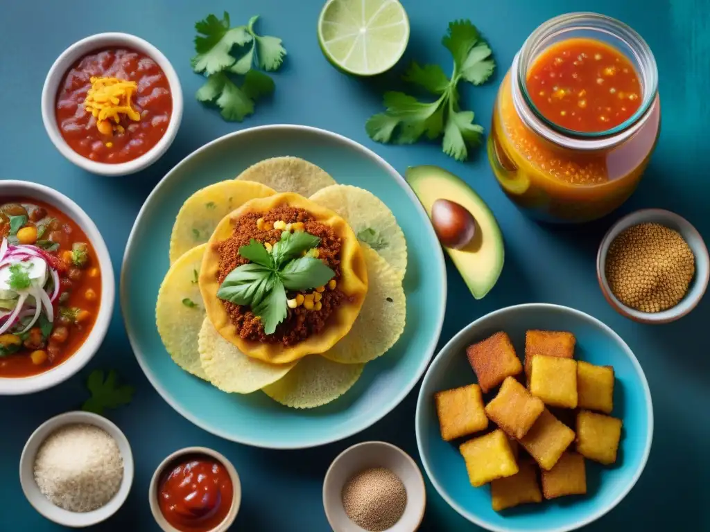 Una explosión de sabores y colores en recetas sin gluten fermentadas latinas