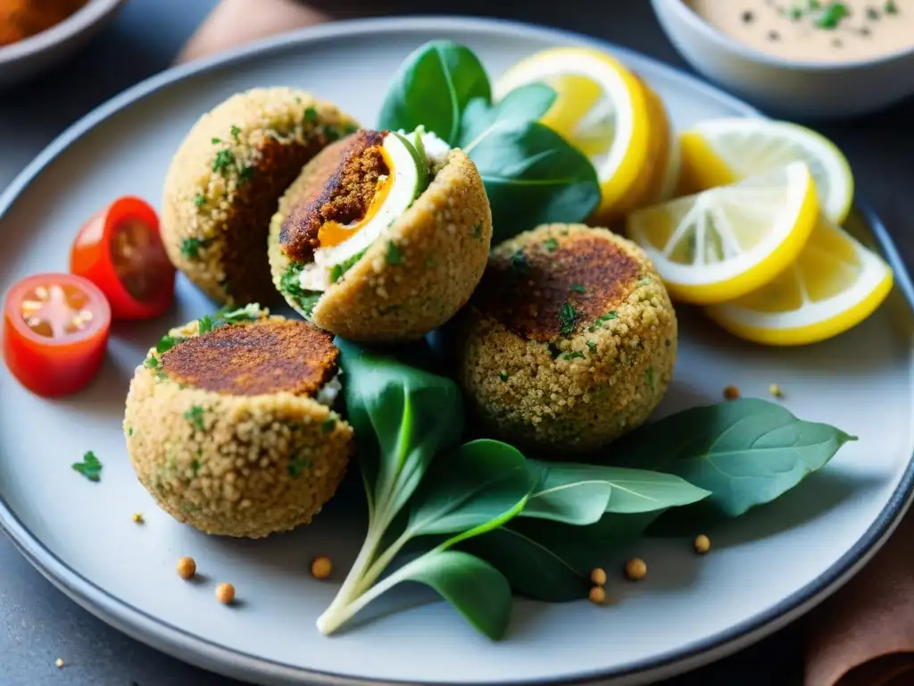 Exquisitos falafel sin gluten: crujientes por fuera, suaves y llenos de sabor por dentro