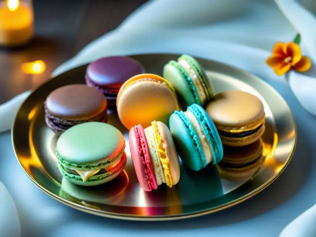 Exquisitos macarons sin gluten receta fácil con decoración elegante y colorida