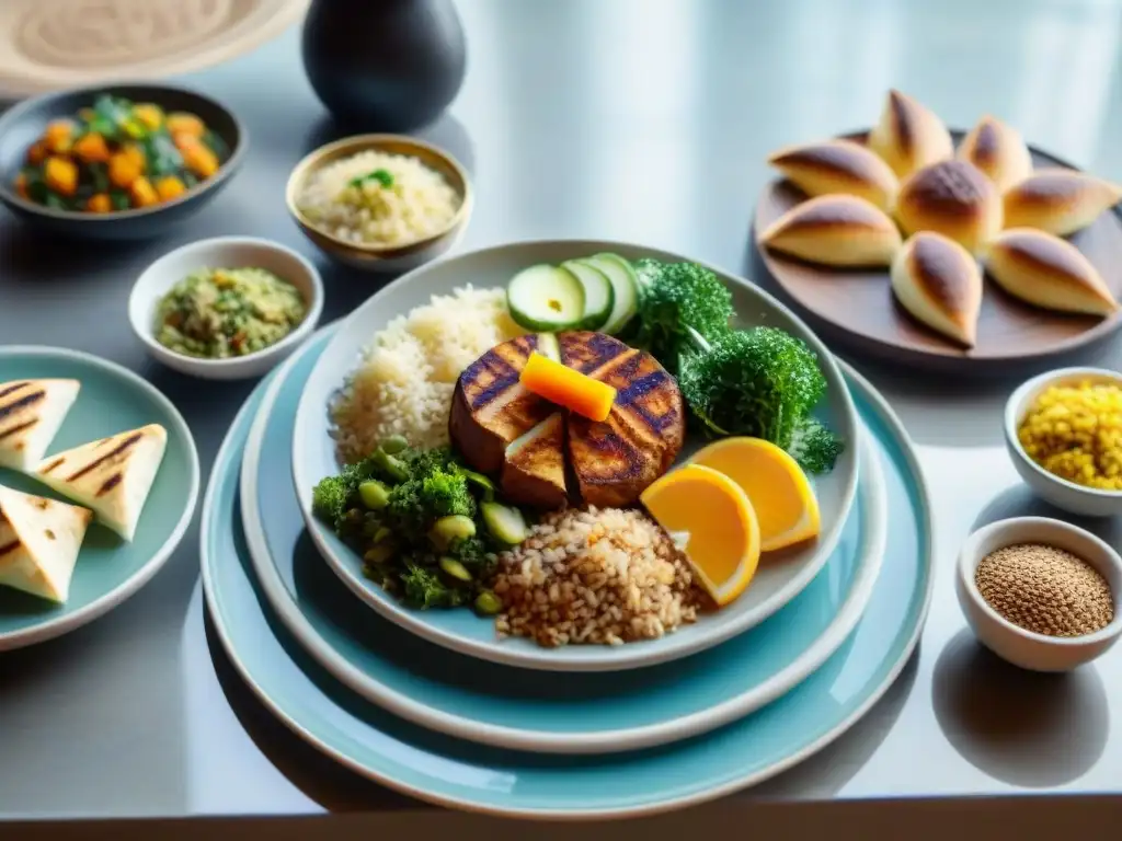 Un festín de colores y sabores de Oriente Medio sin gluten, inspirado en la tradición