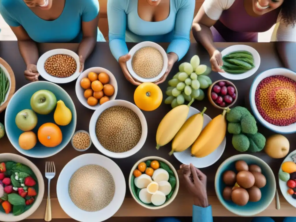 Un festín colorido y alegre en comunidad, con platos libres de gluten y suplementos esenciales para la enfermedad celíaca