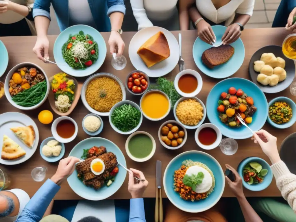 Un festín inclusivo con recetas sin gluten innovadoras, celebrando la diversidad y la comunidad