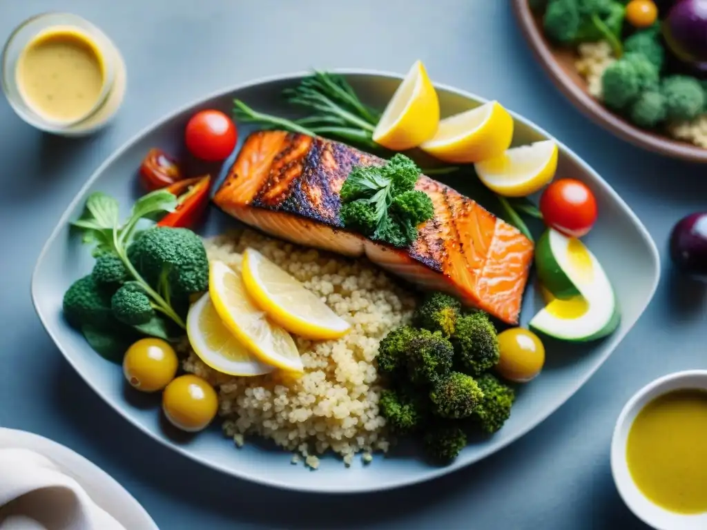 Un festín de platos sin gluten coloridos y apetitosos