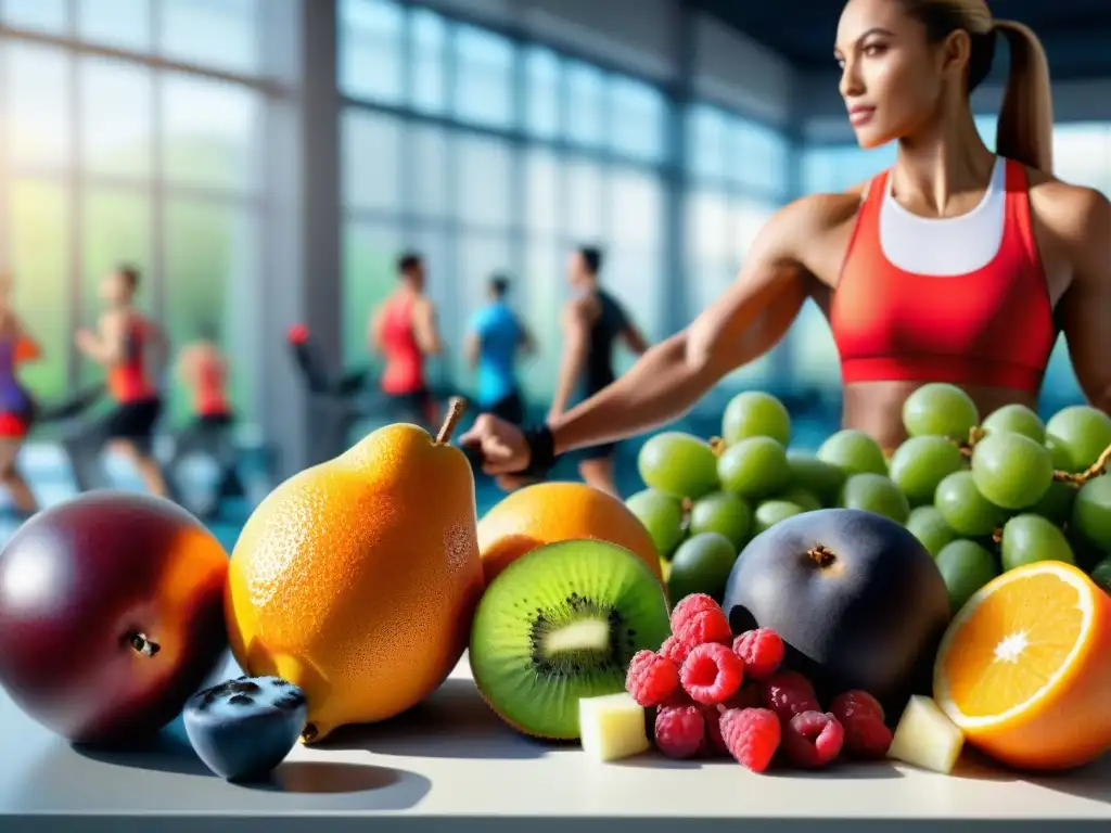 Un grupo diverso de atletas disfruta de antioxidantes sin gluten después de entrenar