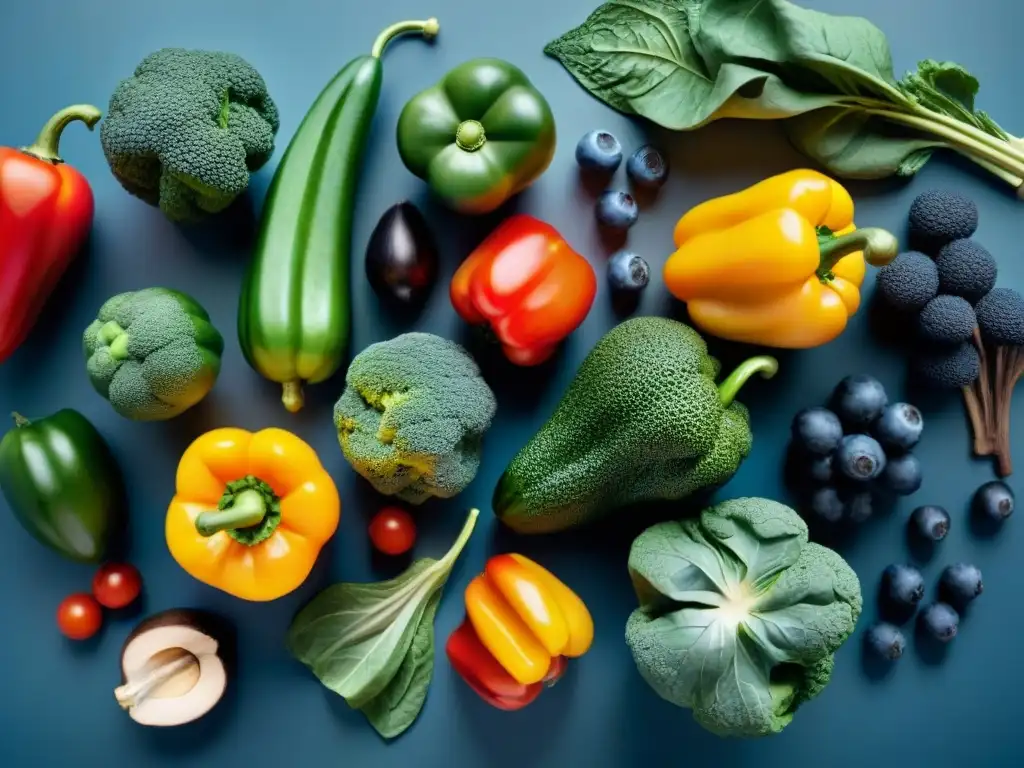 Ingredientes frescos y vibrantes para cocina vegana sin gluten Una imagen detallada de ingredientes frescos y vibrantes para cocinar vegano sin gluten, evocando frescura y salud