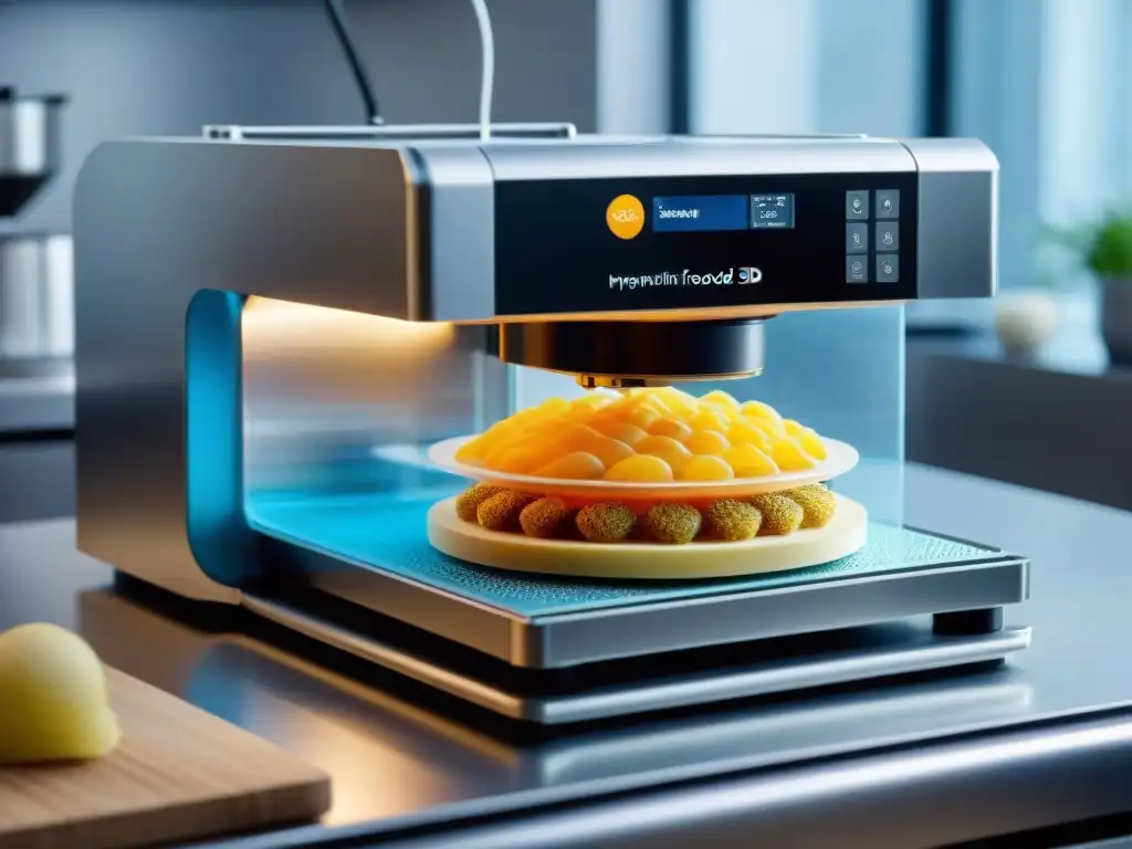 Un impresionante 3D food printer crea exquisitos platos sin gluten con precisión