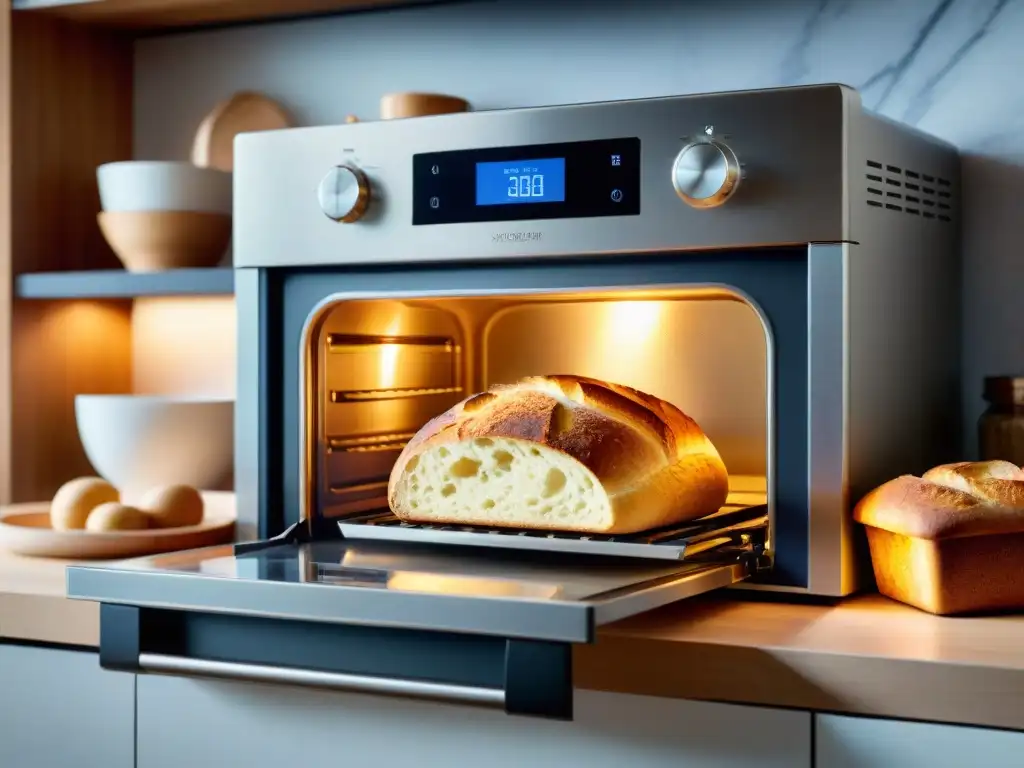 El mejor horno para recetas sin gluten: pan recién horneado en un ambiente acogedor y cálido