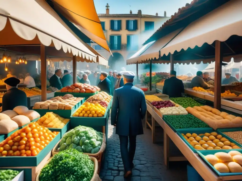 Un mercado de alimentos vibrante en Córdoba con recetas sin gluten innovadoras