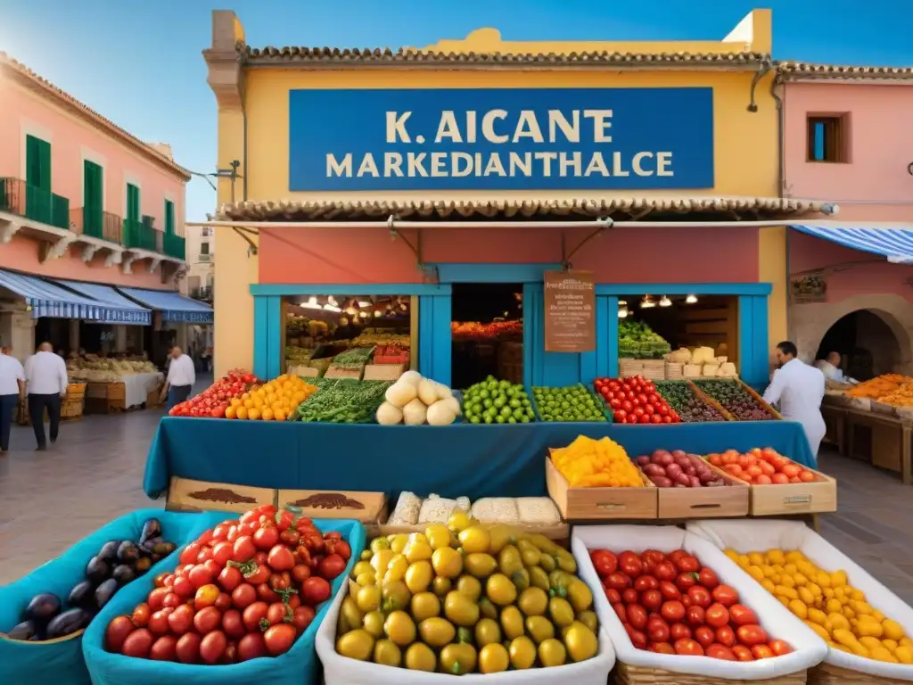 Un mercado vibrante en Alicante con productos sin gluten y encanto mediterráneo