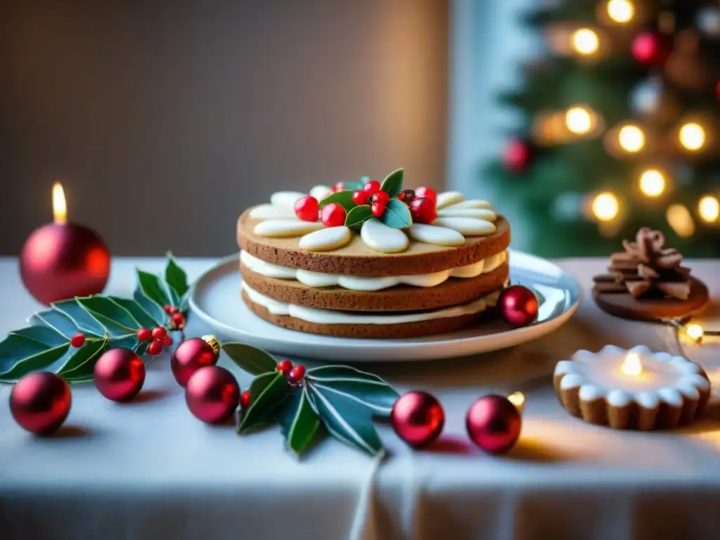 Una mesa festiva con deliciosas recetas navideñas sin gluten, perfecta para celebrar