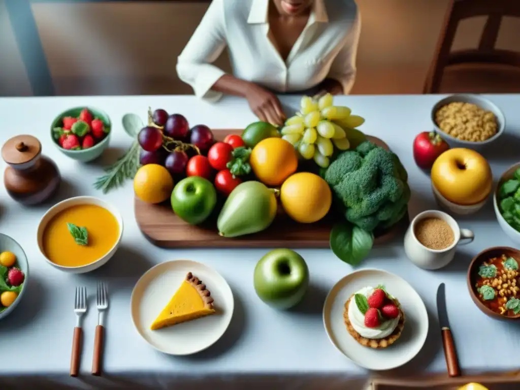 Una mesa llena de vida y sabor en una cocina sin gluten recetas innovadoras