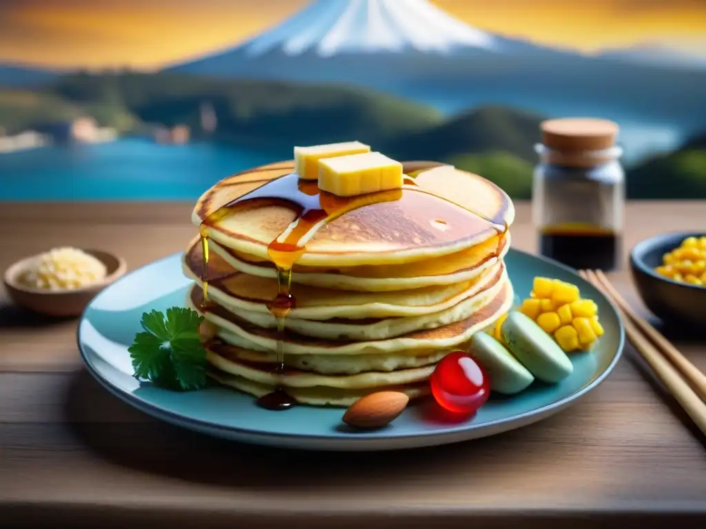 Una mesa rústica llena de delicias internacionales sin gluten, fusionando sabores de todo el mundo