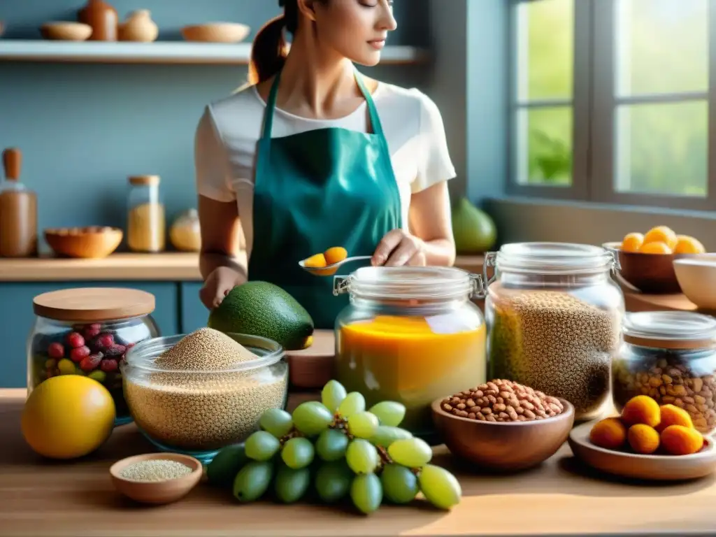 Un momento de serenidad al preparar recetas sin gluten para combatir el estrés