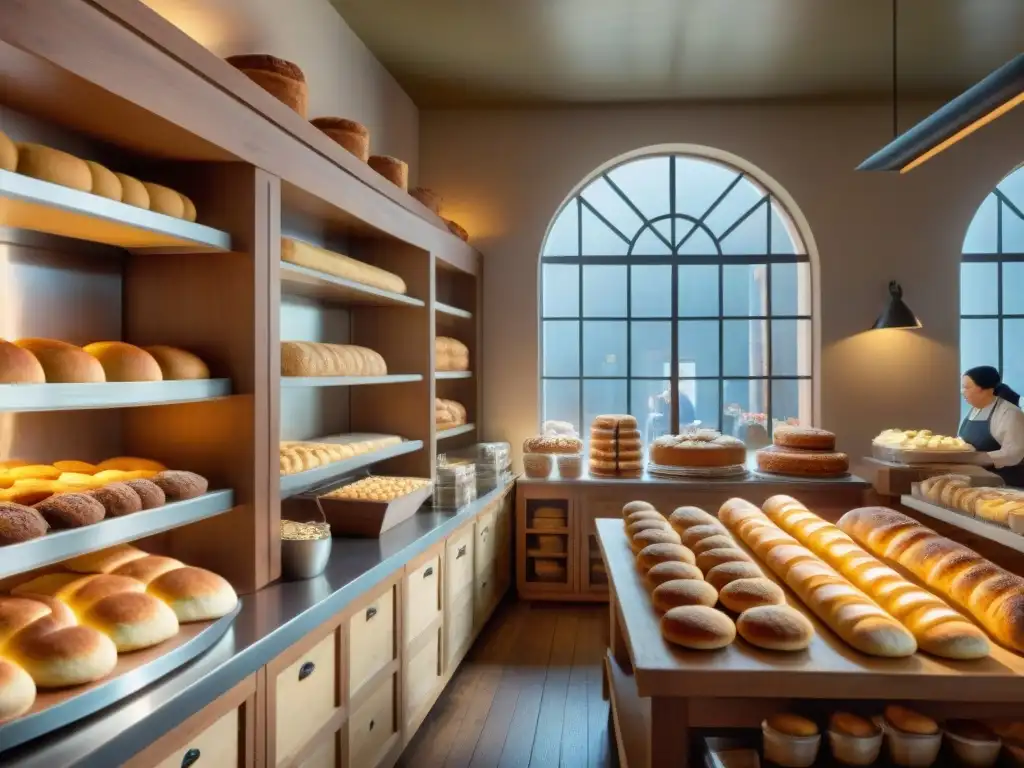 Panadería sin gluten histórica llena de vida con recetas tradicionales y clientes felices