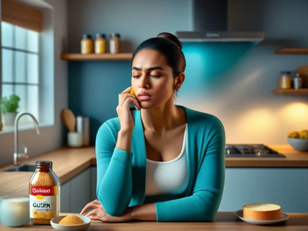 Retrato realista: Viviendo con intolerancia al gluten Persona con intolerancia al gluten: señales de alerta