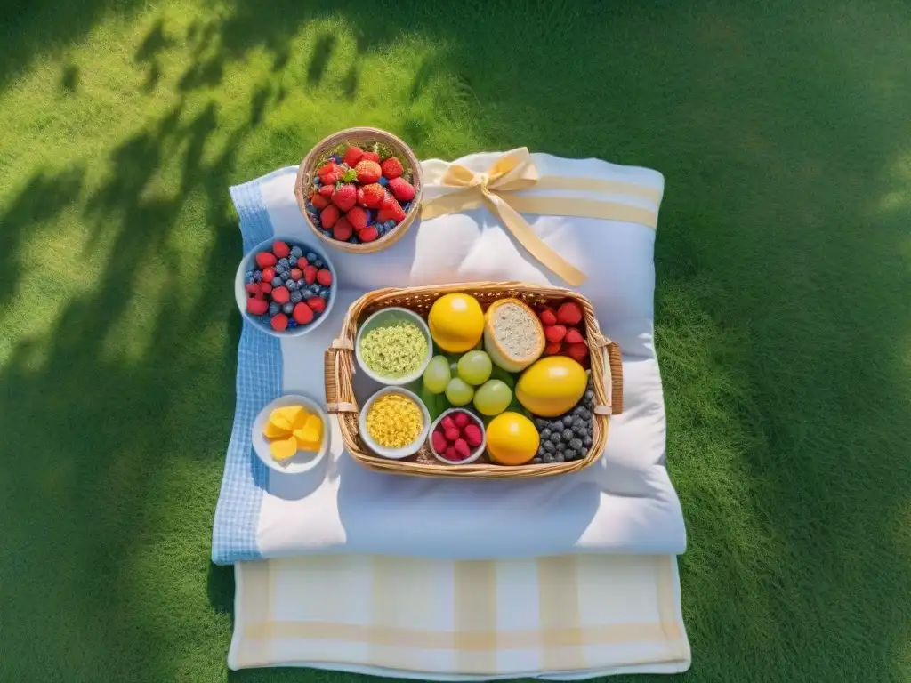 Un picnic sin gluten lleno de color y sabor, rodeado de naturaleza y calma