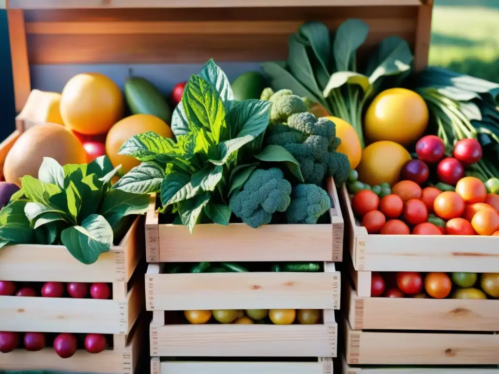 Un puesto de mercado rebosante de productos orgánicos sin gluten beneficios, resaltando colores y frescura