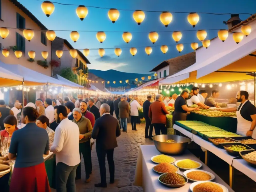 Recetas sin gluten en feria gastronómica de León Norte: chefs preparando platos coloridos mientras visitantes disfrutan de la diversidad culinaria