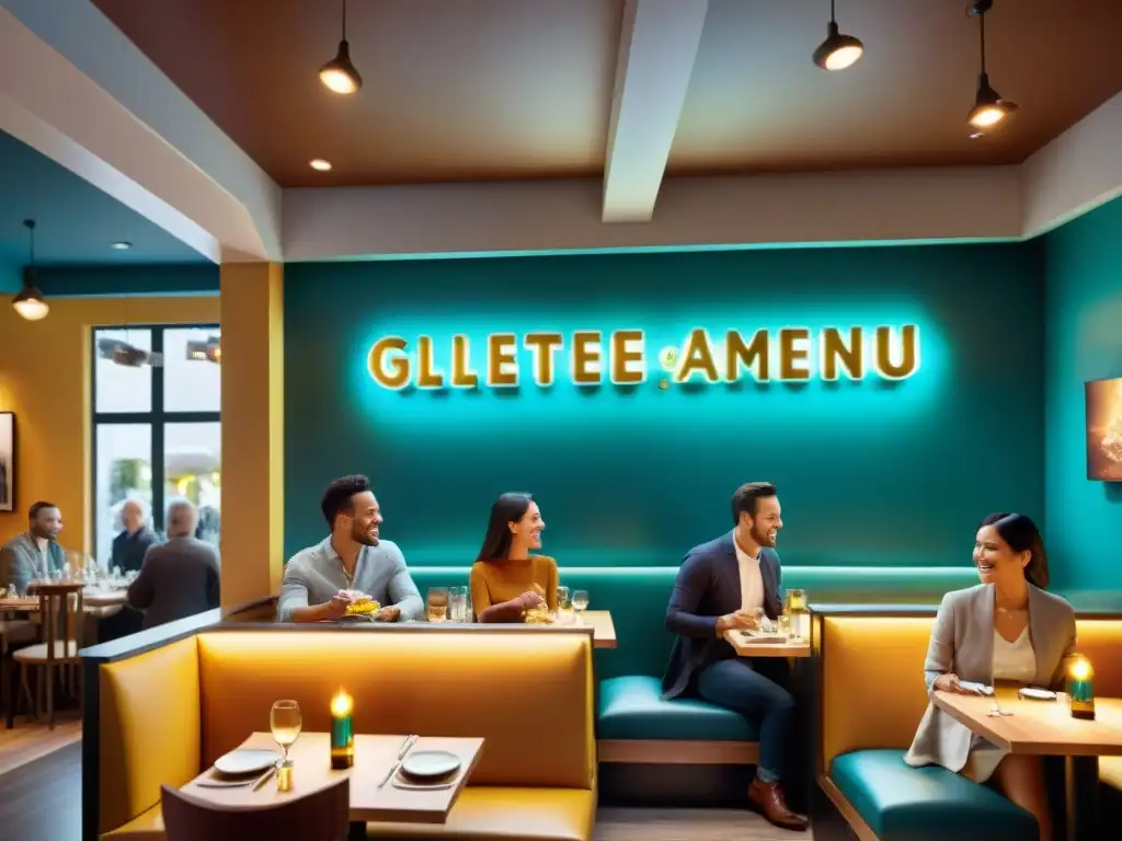 Un restaurante moderno y acogedor con menú sin gluten