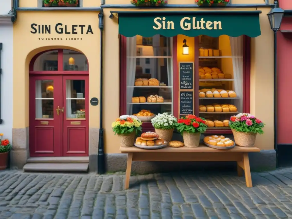 Un rincón encantador de Europa: panadería sin gluten en un pueblo histórico