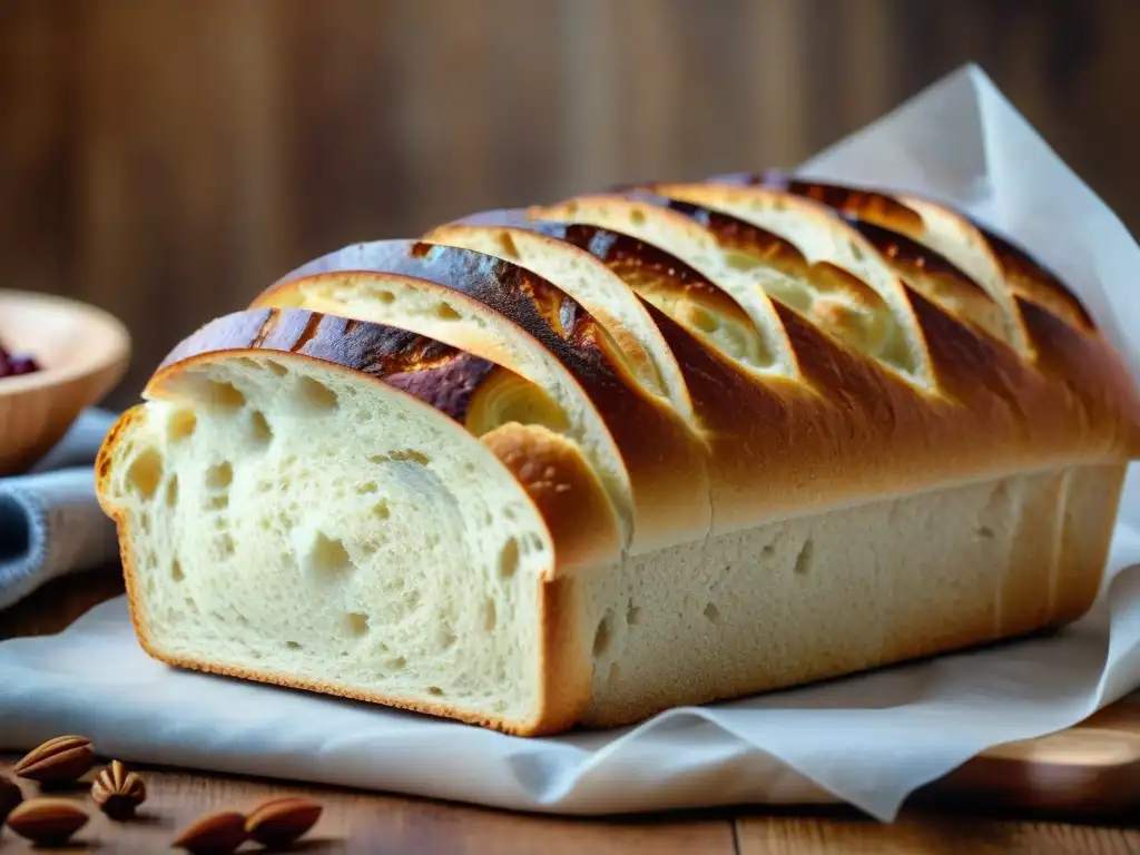 Una selección exquisita de los 5 mejores panes sin gluten, mostrando texturas y variedad en una mesa rústica