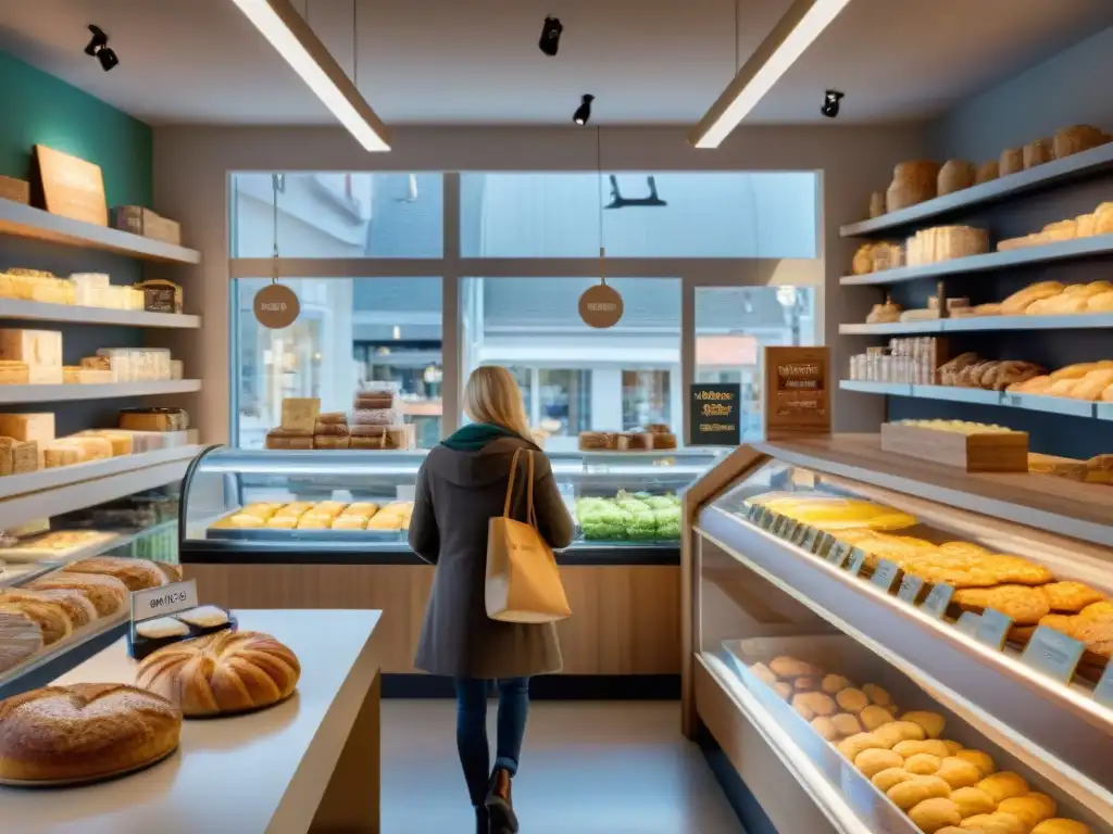 Una tienda acogedora y cálida de productos sin gluten de calidad, con variedad y luz natural