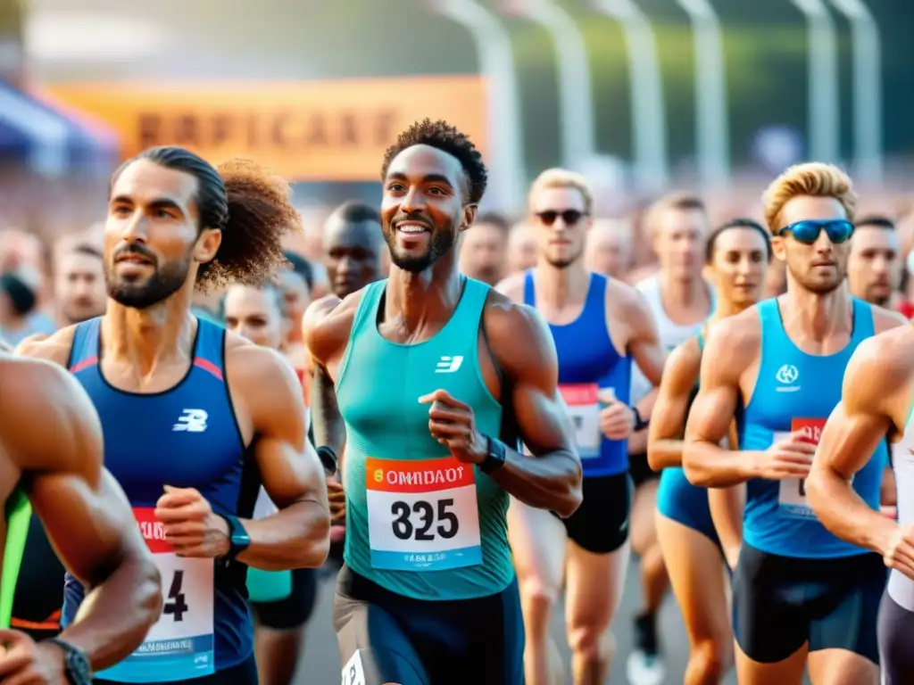 Unidos por sus planes alimenticios sin gluten deporte, atletas se preparan con entusiasmo antes de la carrera