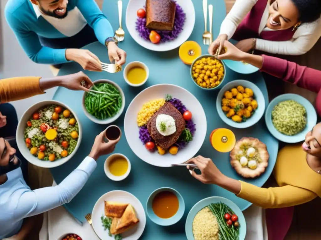 Unidos en la resistencia, amigos disfrutan de una cena sin gluten en un ambiente acogedor y solidario