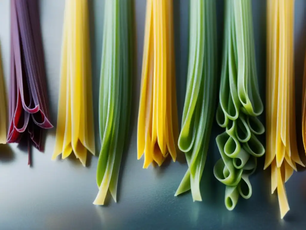 Una variedad de pasta sin gluten en una cocina moderna