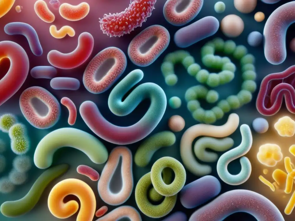 Un vibrante ecosistema de bacterias intestinales en una dieta sin gluten y microbiota