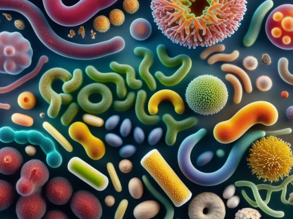 Un vibrante ecosistema de microbiota en intestino sano